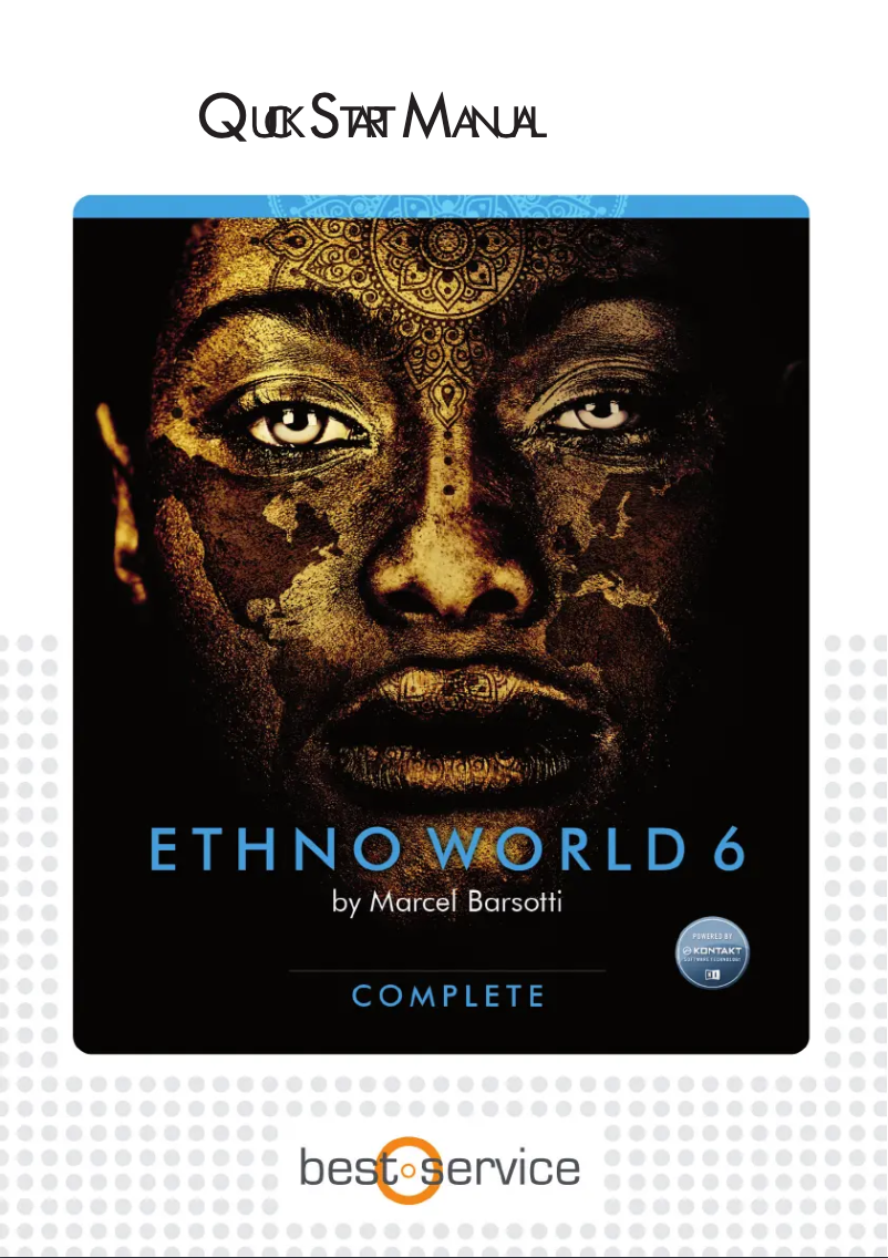 Image de la première page du manuel de l'appareil Ethno World 6