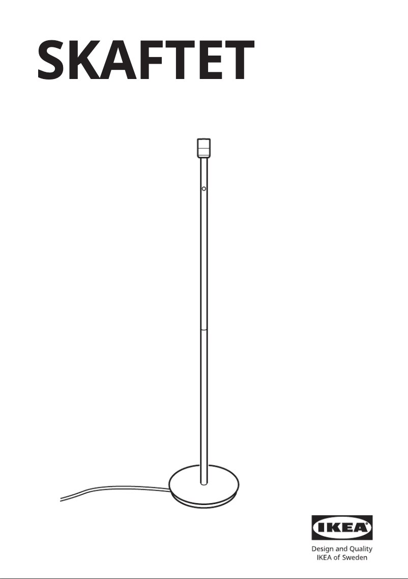 Image de la première page du manuel de l'appareil SKAFTET 005.372.37
