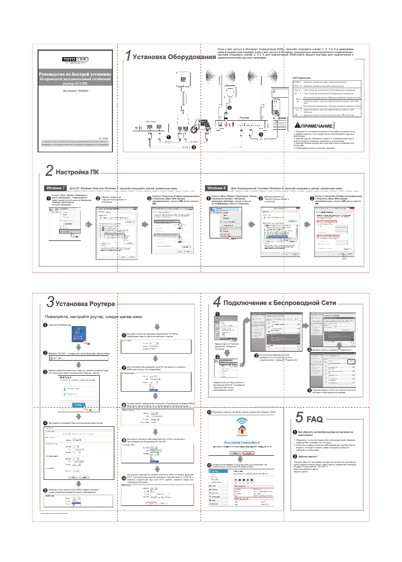 Image de la première page du manuel de l'appareil A3002RU V2