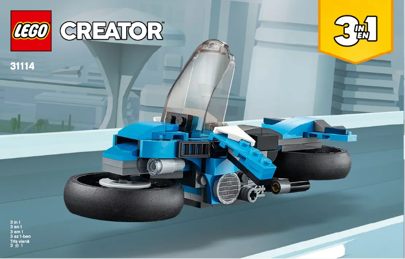 Page 1 de la notice Manuel utilisateur Lego Creator 31114