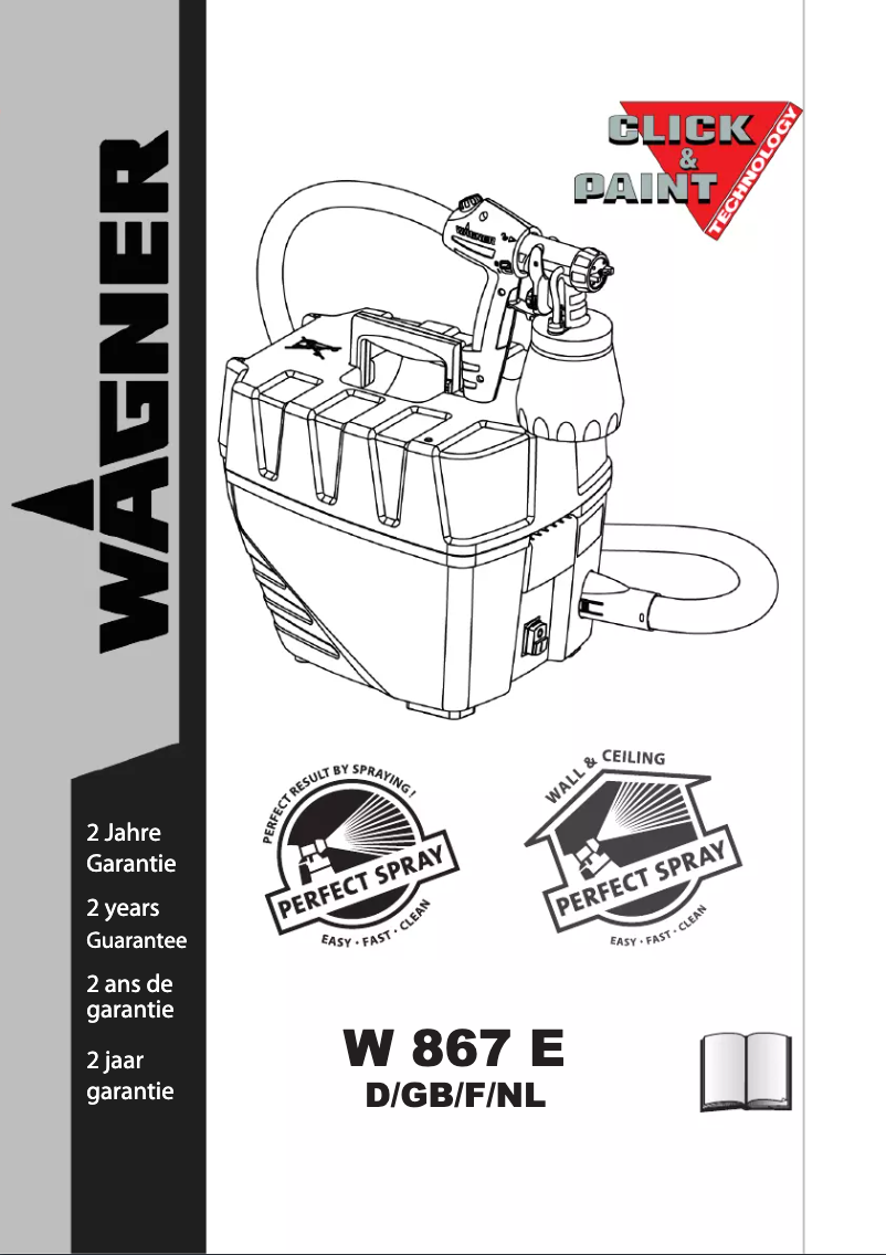 Page 1 de la notice Manuel utilisateur Wagner WallPerfect Flexio 867 E
