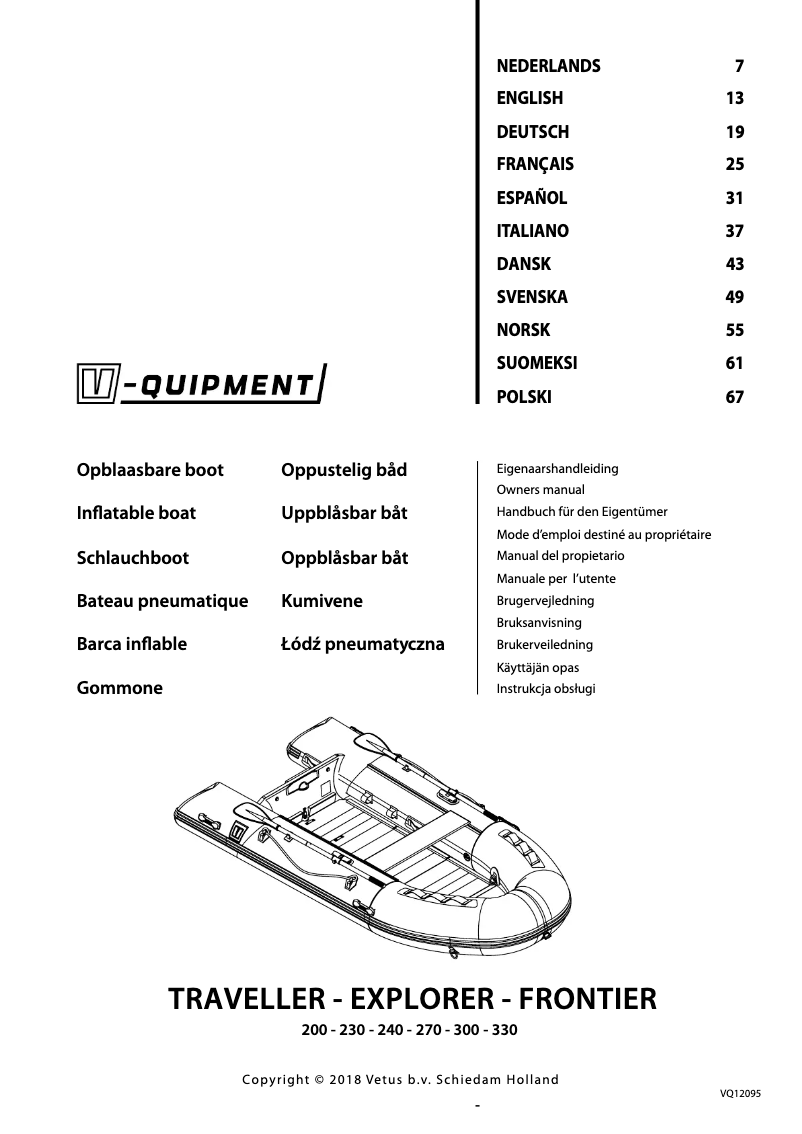 Image de la première page du manuel de l'appareil Traveller
