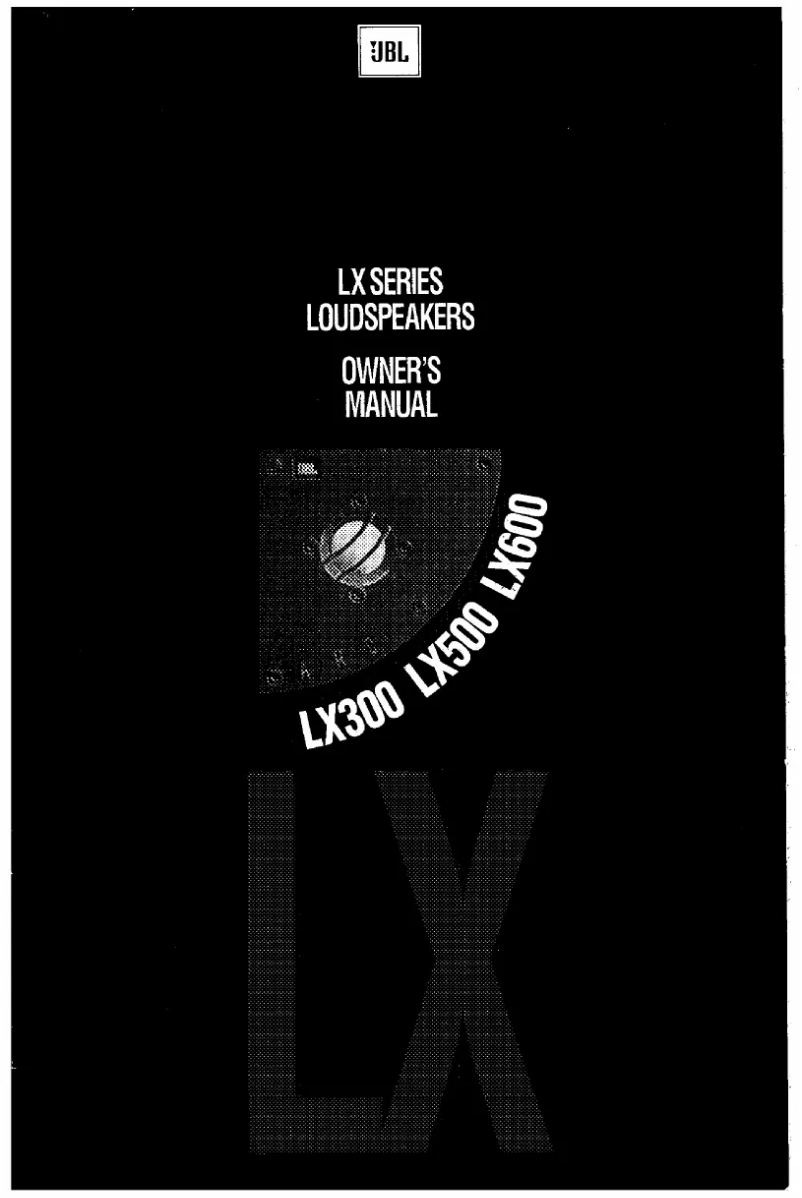 Image de la première page du manuel de l'appareil LX300