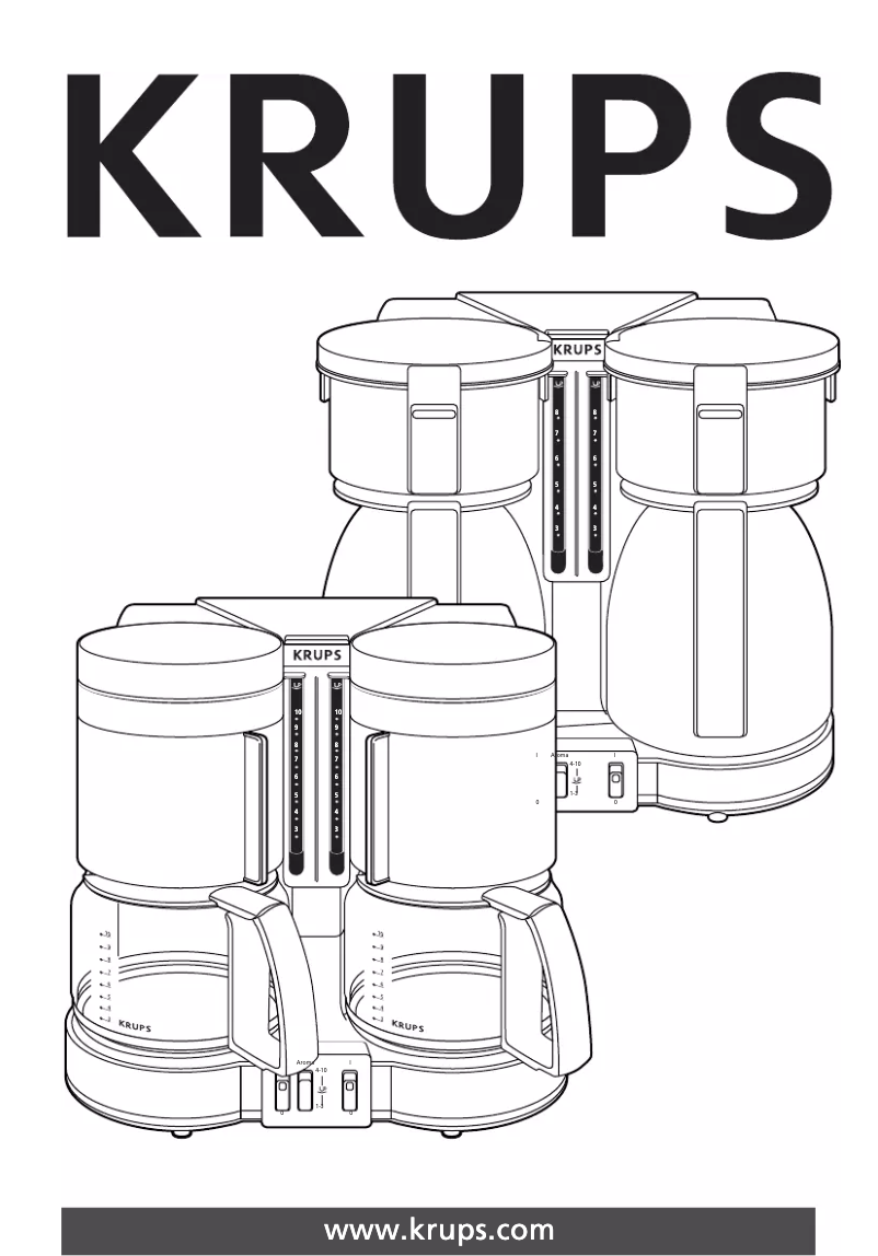 Page 1 de la notice Manuel utilisateur Krups Duothek Therm F3244210