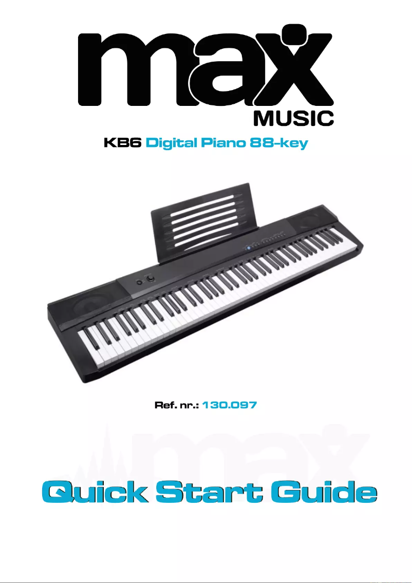 Page 1 de la notice Guide de démarrage rapide MAX KB6
