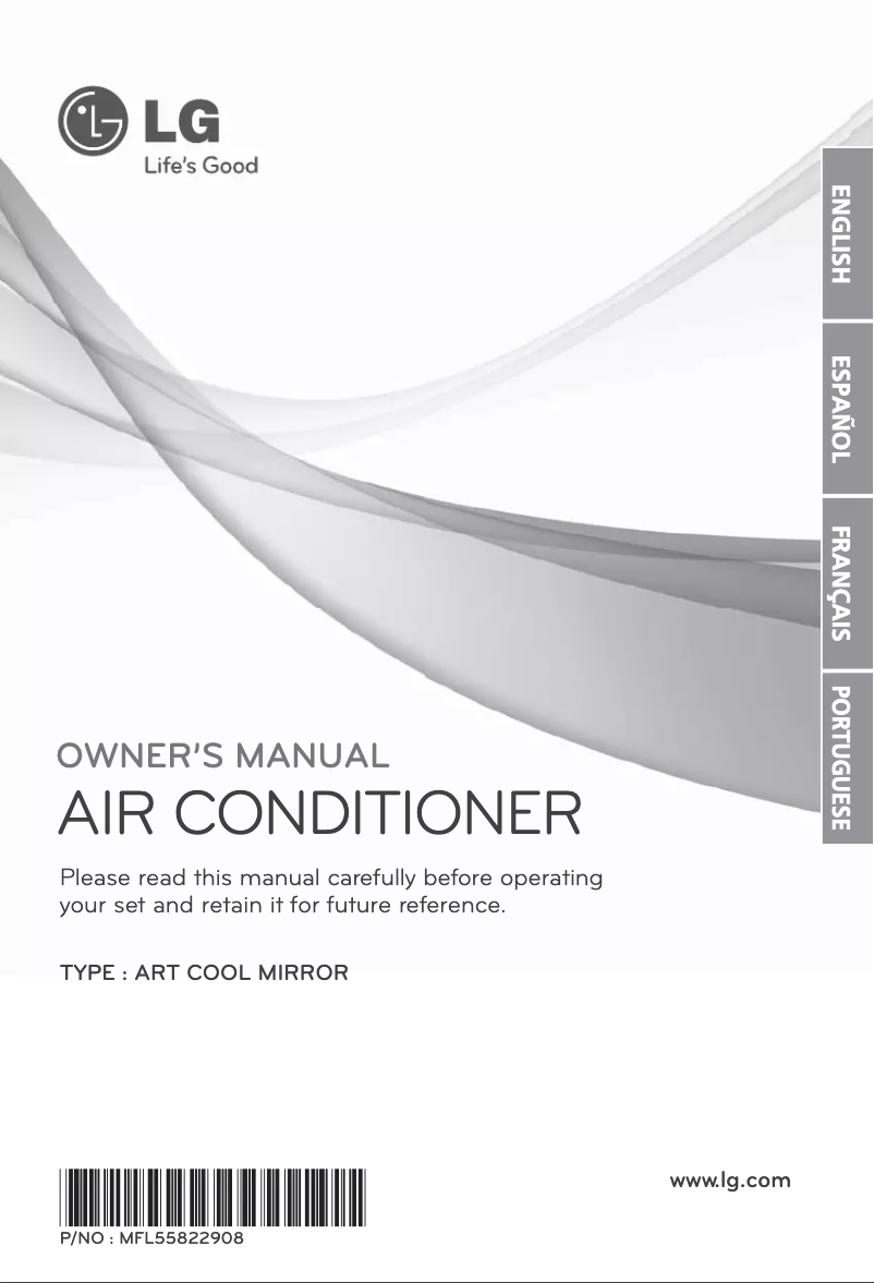 Page 1 de la notice Manuel utilisateur LG ARNU09GSER2