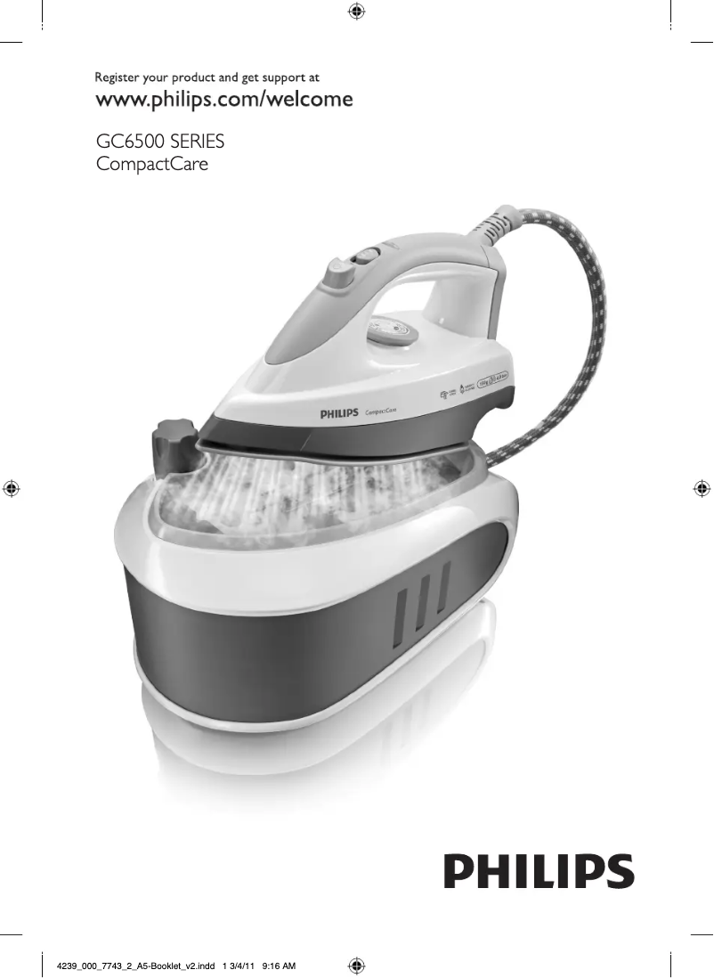 Página 1 del manual Manual de usuario Philips CompactCare GC6516