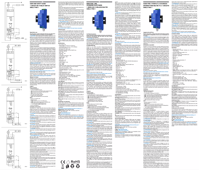 Image de la première page du manuel de l'appareil 1Pro