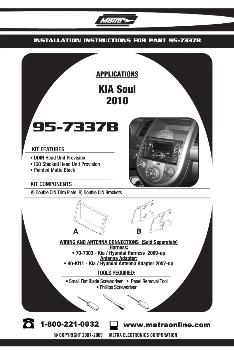 Image de la première page du manuel de l'appareil 95-7337B