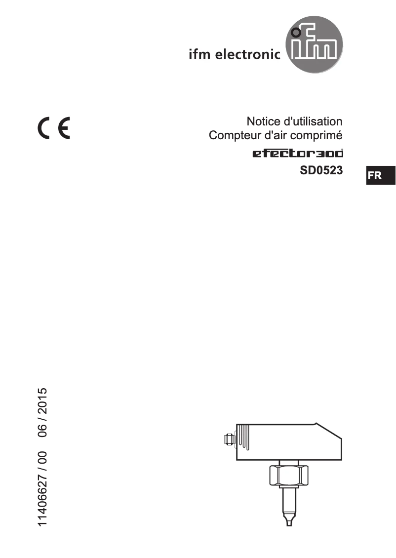 Image de la première page du manuel de l'appareil SD0523