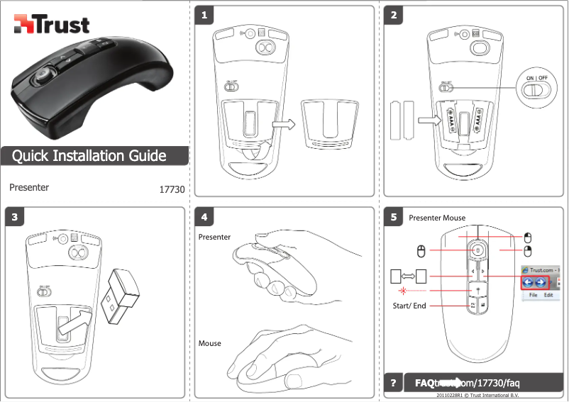 Page 1 de la notice Manuel utilisateur Trust Convo