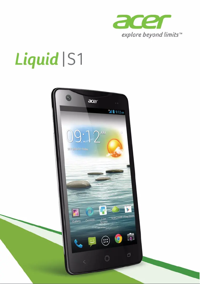 Image de la première page du manuel de l'appareil Liquid S1