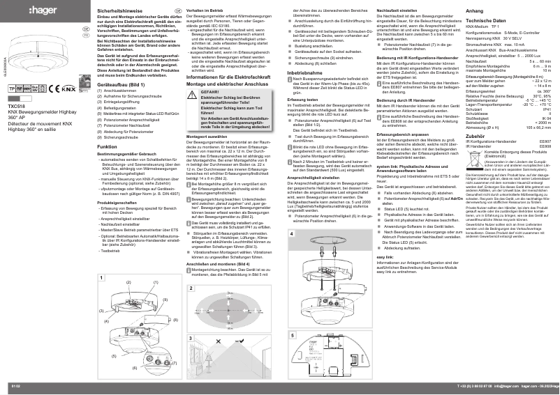Image de la première page du manuel de l'appareil TXC518
