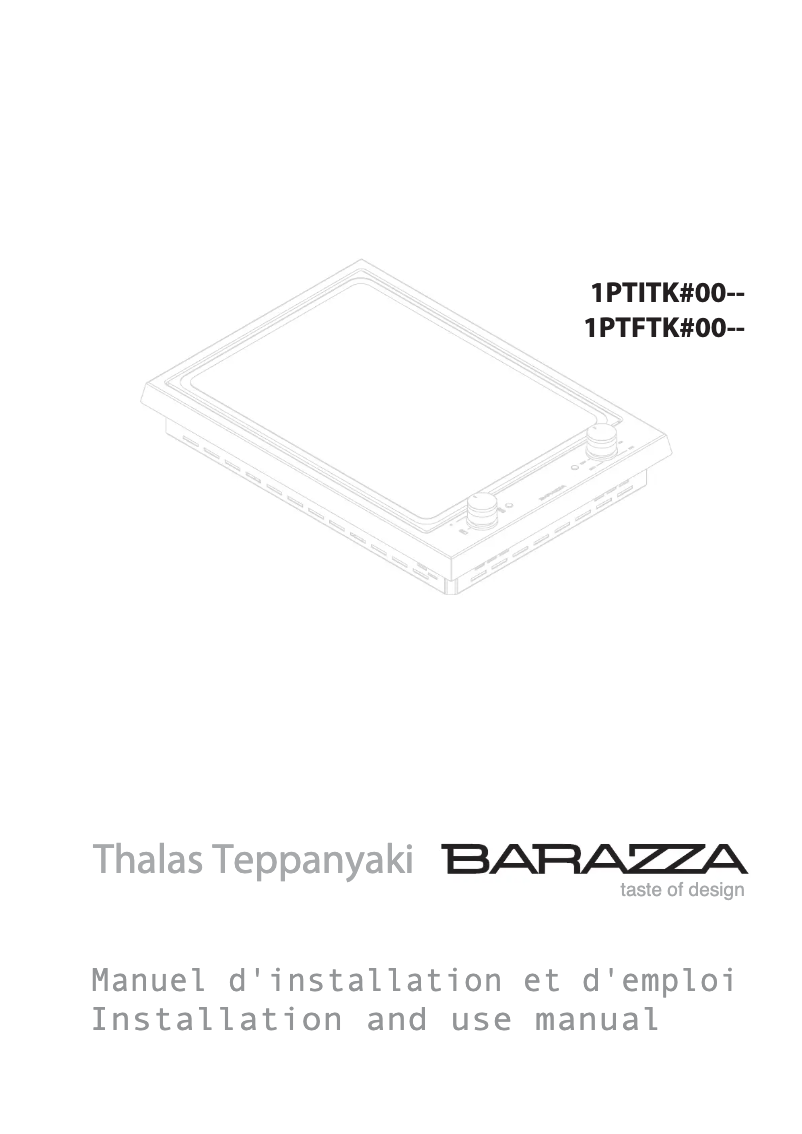 Image de la première page du manuel de l'appareil 1PTFTK