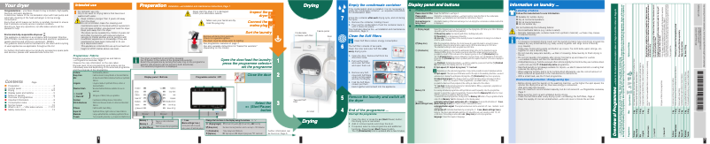 Page 1 de la notice Manuel d'utilisation et d'entretien Siemens WT47Y849DN