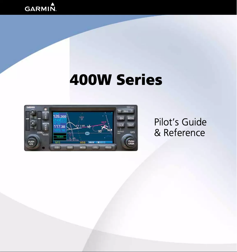Page n°1 - Manuel utilisateur Garmin GNC 420W
