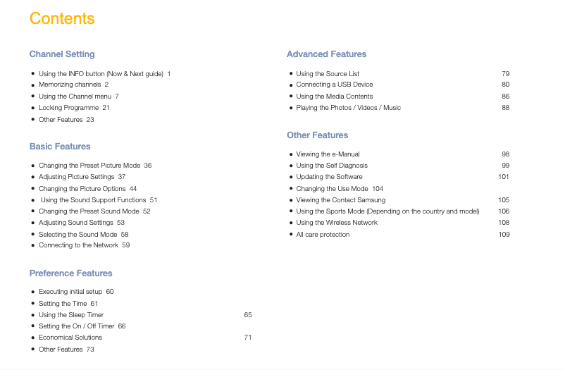 Page n°1 - Manuel utilisateur Samsung UE32M5005AW