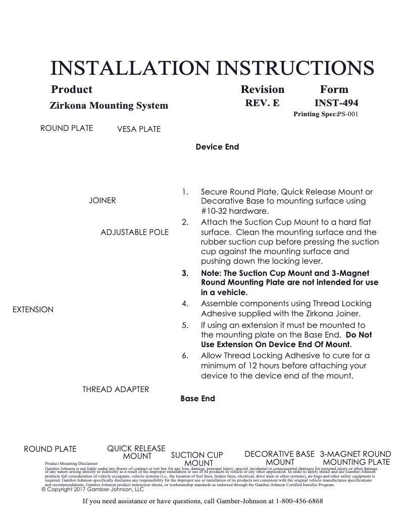 Página 1 del manual Manual de usuario Zirkona 7110-1235