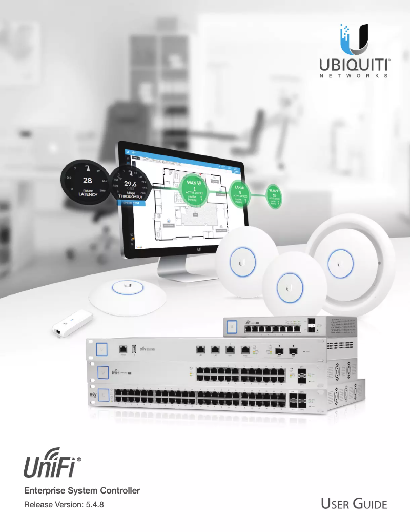 Image de la première page du manuel de l'appareil Unifi USG-PRO-4