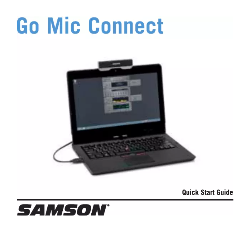 Page n°1 - Manuel utilisateur Samson Go Mic Connect