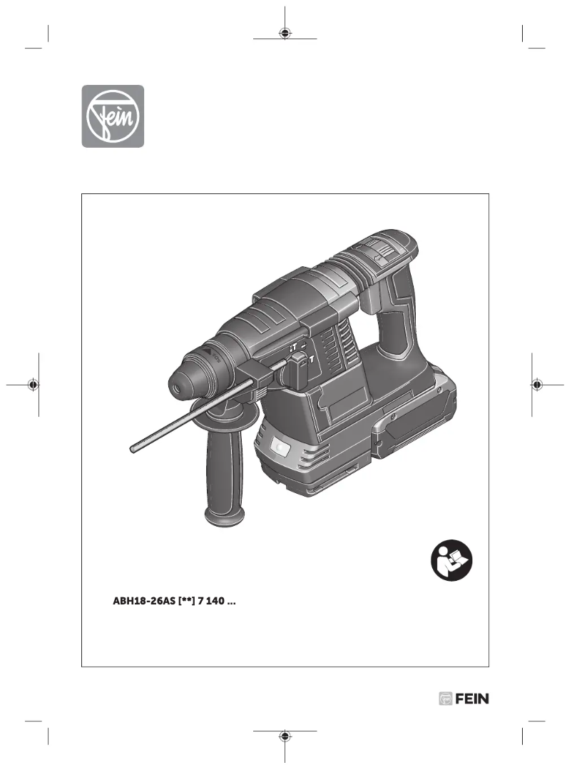 Page n°1 - Manuel utilisateur Fein ABH18-26AS