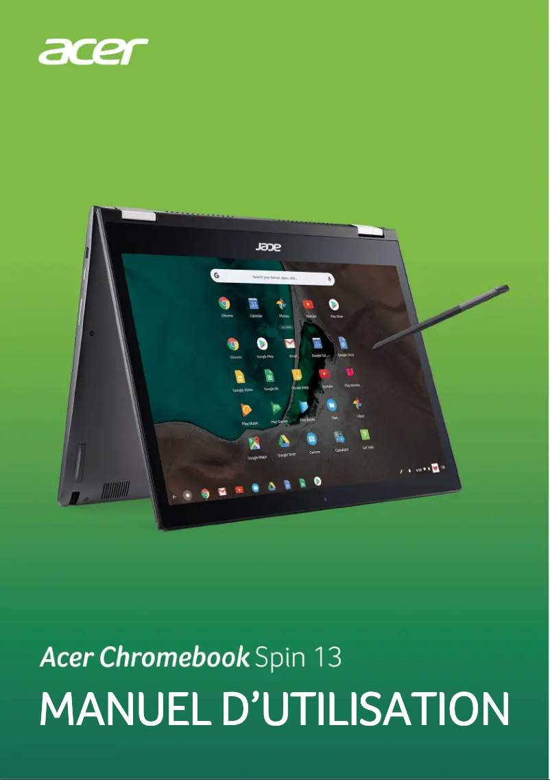 Página 1 del manual Manual de usuario Acer Chromebook Spin 13