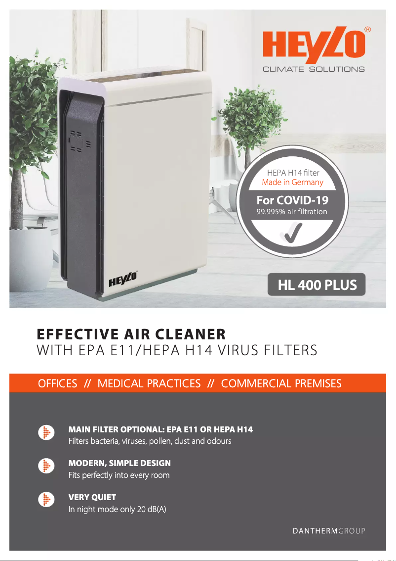 Page 1 de la notice Brochure Heylo HL 400