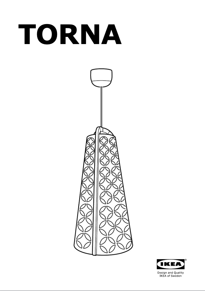 Image de la première page du manuel de l'appareil TORNA