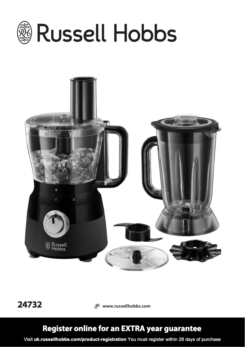 Page 1 de la notice Manuel utilisateur Russell Hobbs 24732