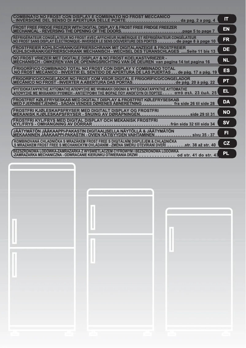 Page n°1 - Manuel utilisateur Hoover HNCP 2076 I