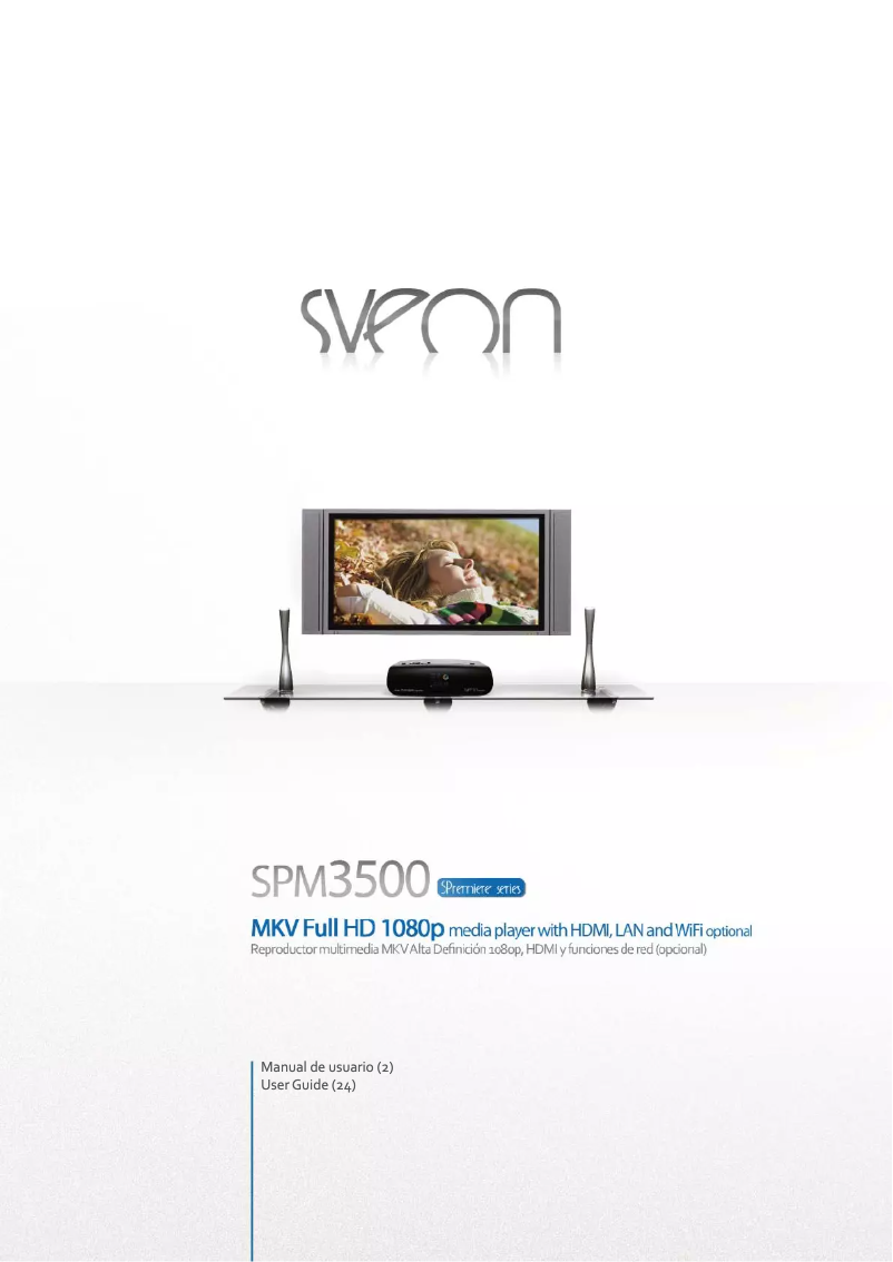 Image de la première page du manuel de l'appareil SPM3500
