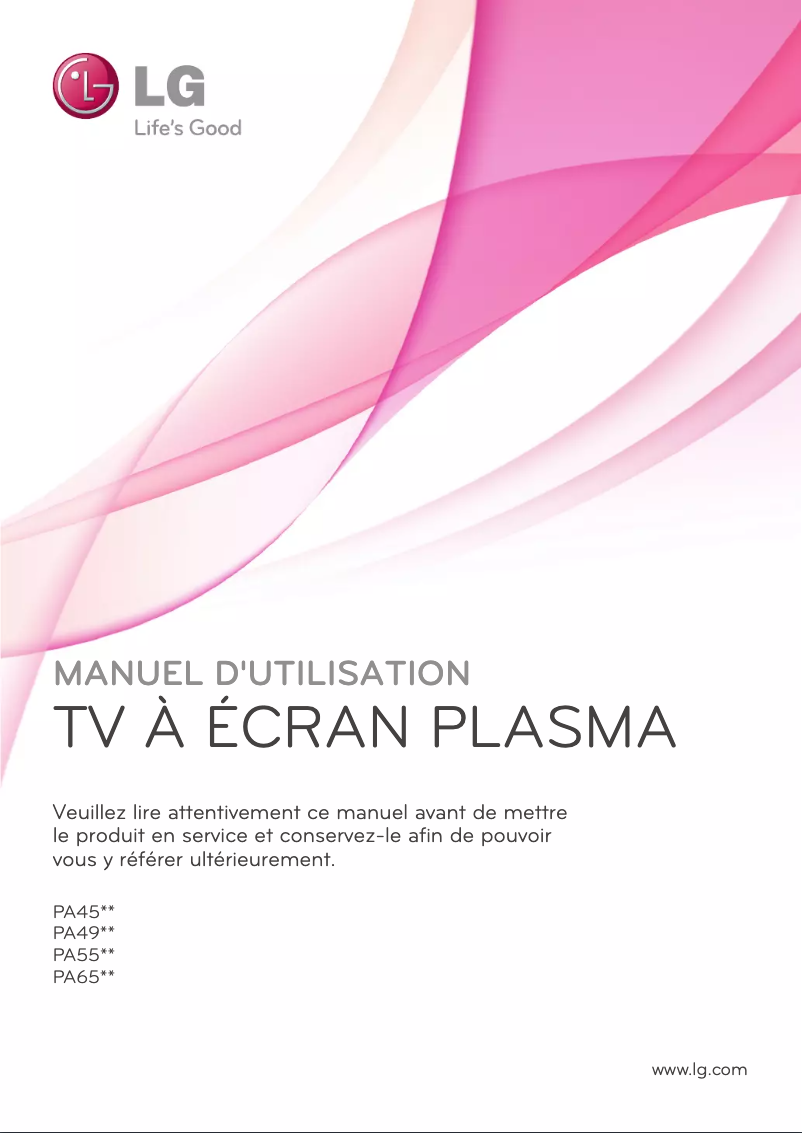 Imagen de la primera página del manual del dispositivo 50PA5500