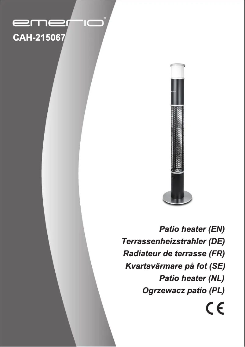 Page 1 de la notice Manuel utilisateur Emerio CAH-215067