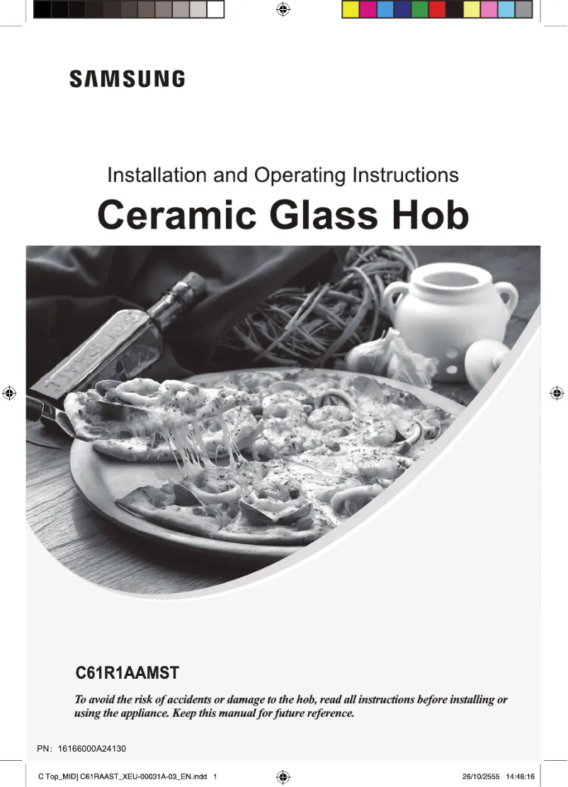 Image de la première page du manuel de l'appareil C61R1AAMST