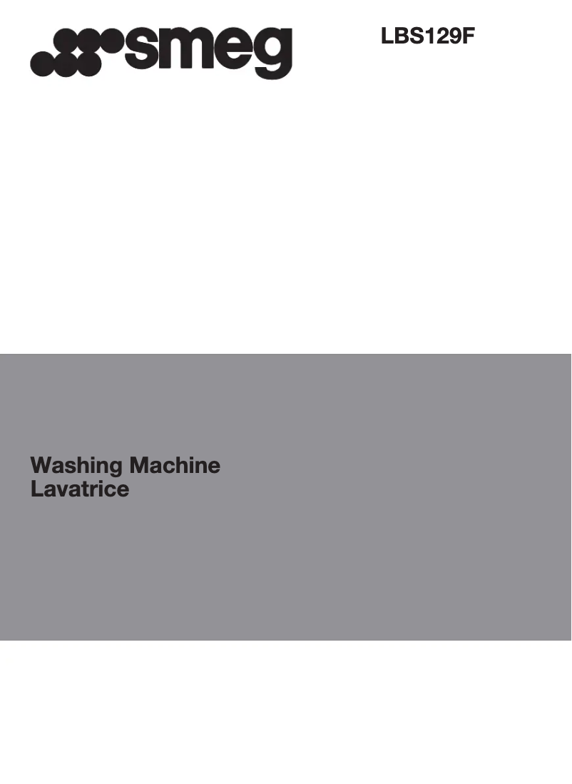 Página 1 del manual Manual de usuario Smeg LBS129F