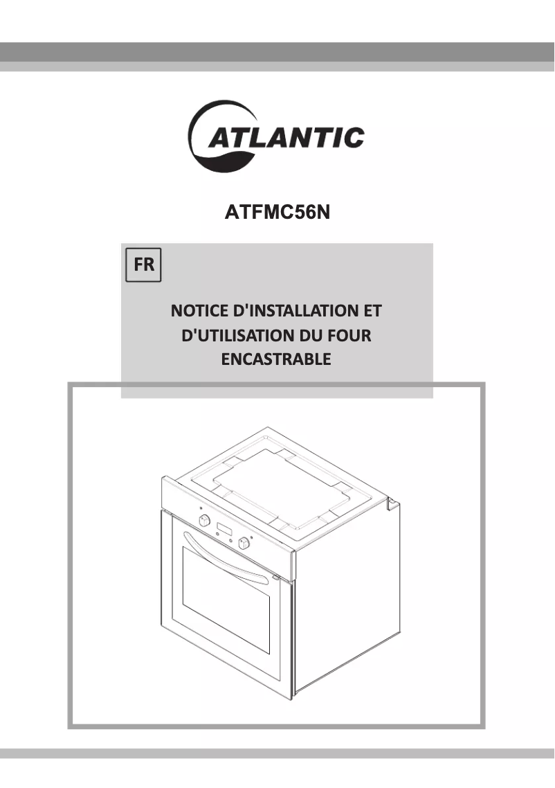 Page 1 de la notice Manuel utilisateur Atlantic AT