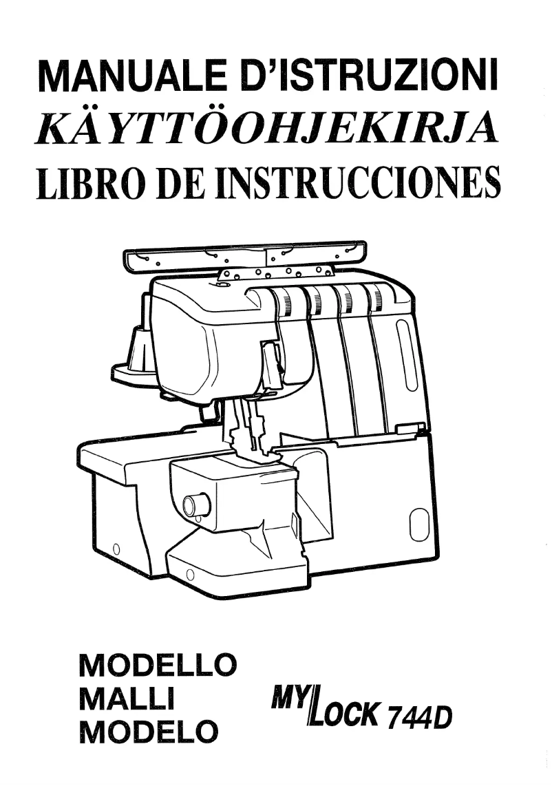 Image de la première page du manuel de l'appareil MyLock 744D