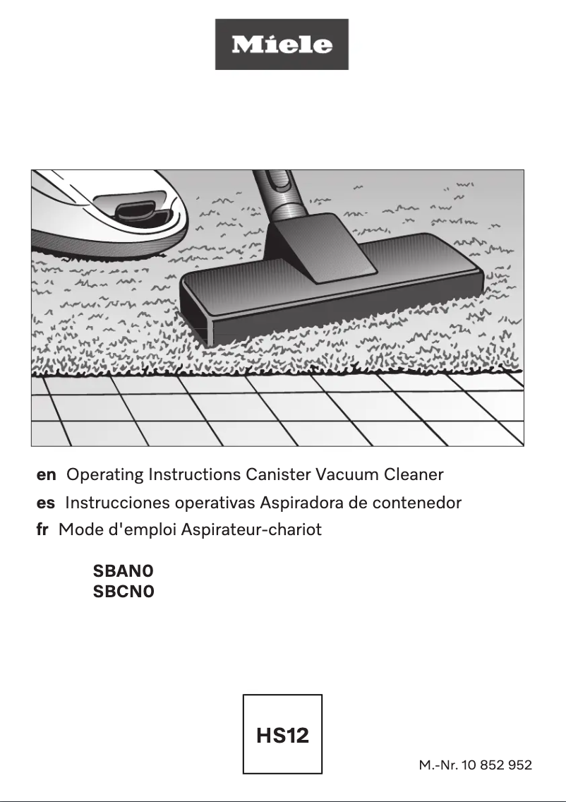 Page n°1 - Manuel utilisateur Miele Classic C1 Hardfloor EcoLine