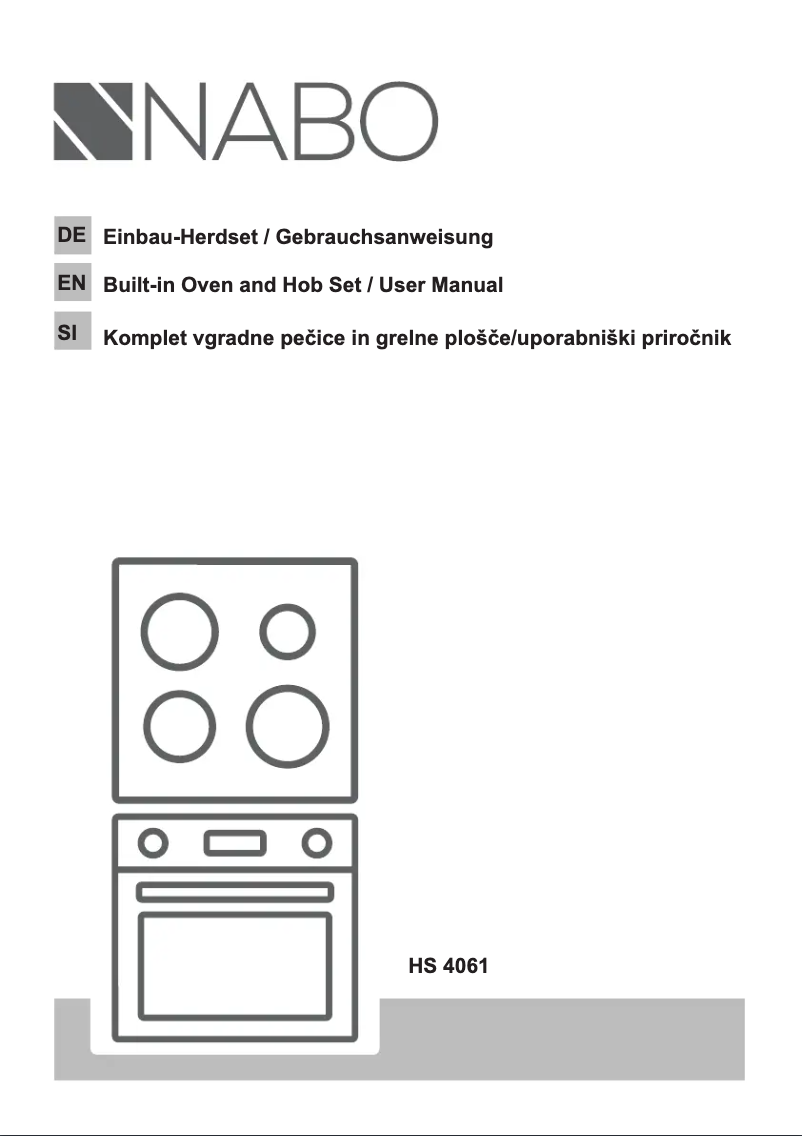 Page n°1 - Manuel utilisateur Nabo HS 4062