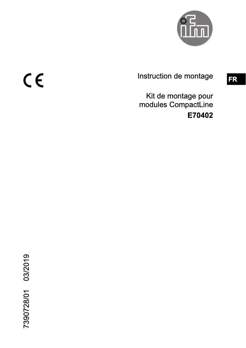 Page n°1 - Manuel utilisateur IFM AC2462