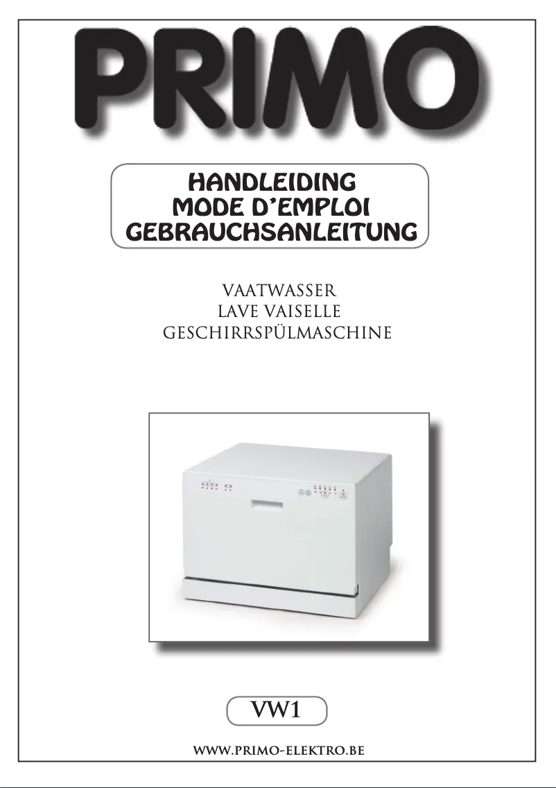 Image de la première page du manuel de l'appareil VW1