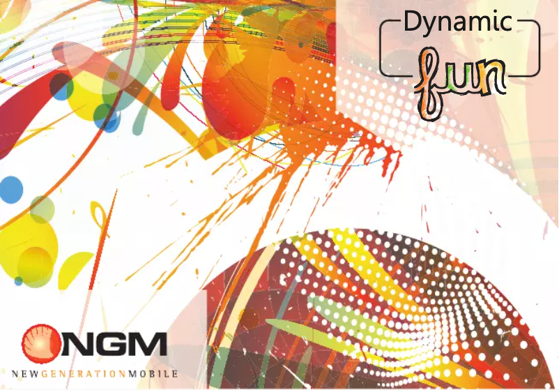 Page 1 de la notice Manuel utilisateur NGM-Mobile Dynamic Fun