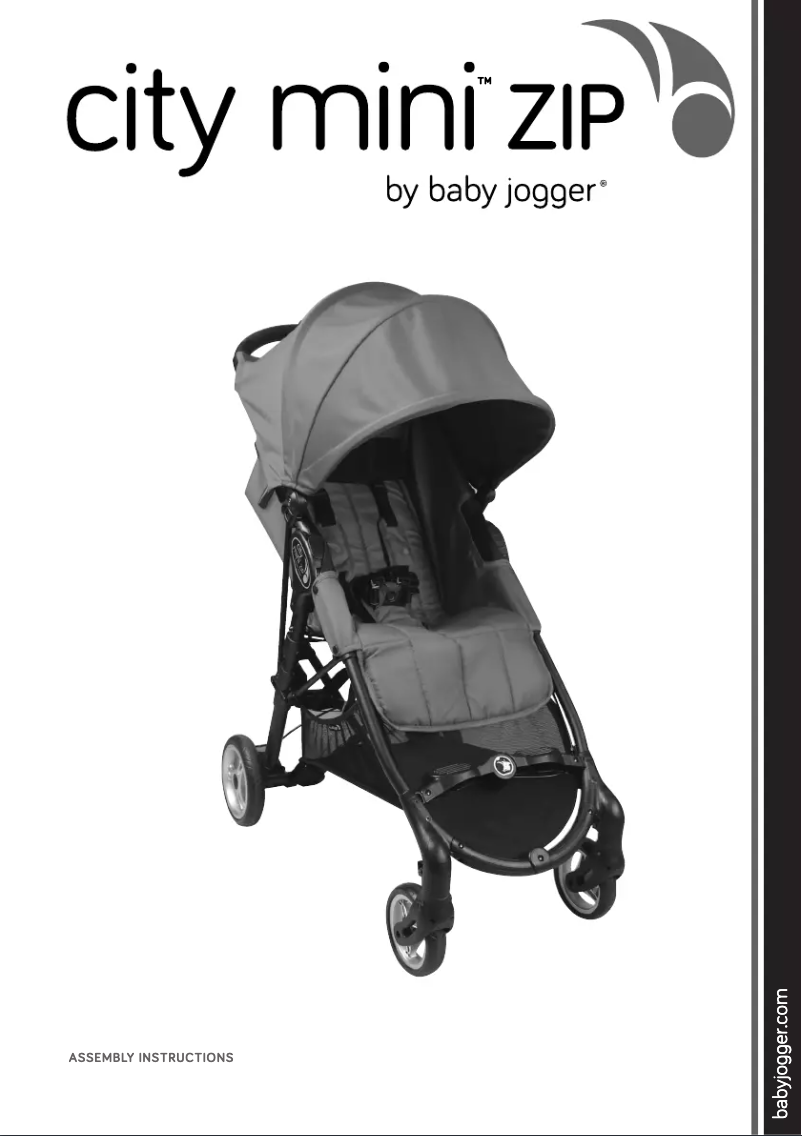 Page 1 de la notice Manuel utilisateur Baby Jogger City Mini ZIP