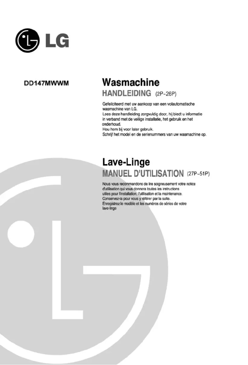 Page n°1 - Manuel utilisateur LG DD147MWWM