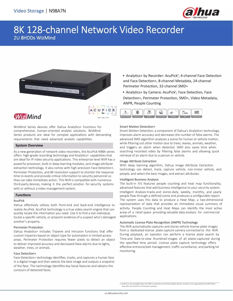 Image de la première page du manuel de l'appareil N98A7N