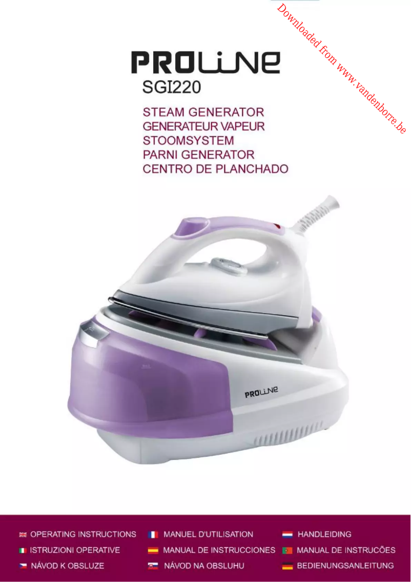 Página 1 del manual Manual de usuario Proline SGI220