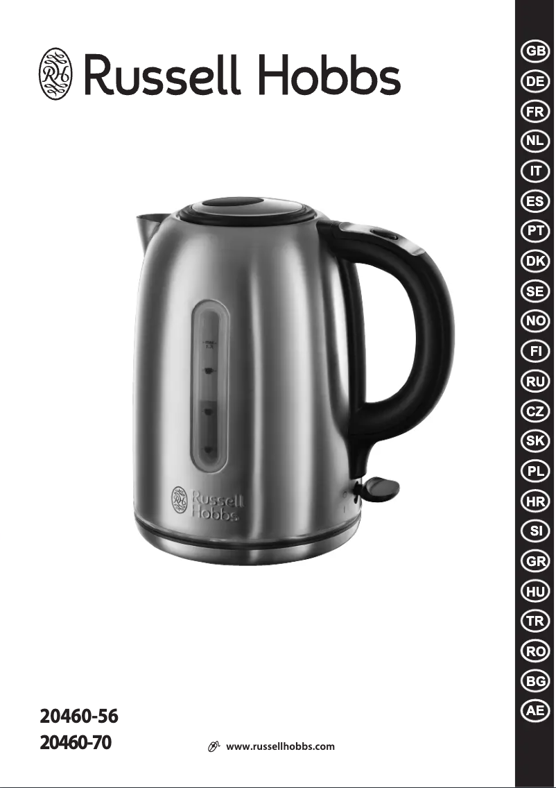 Page n°1 - Manuel utilisateur Russell Hobbs Buckingham 20460