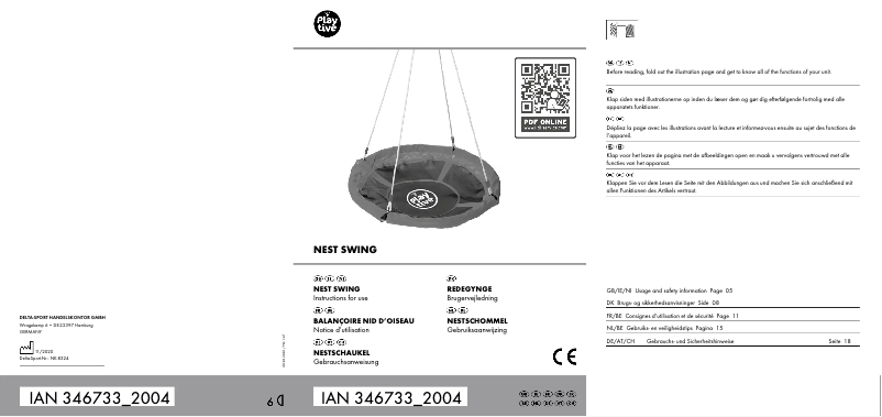 Imagen de la primera página del manual del dispositivo IAN 346733