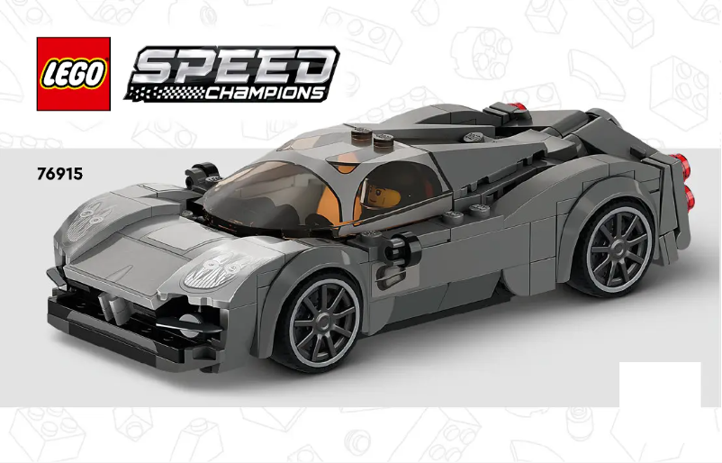 Page n°1 - Consignes visuelles Lego Speed Champions 76915