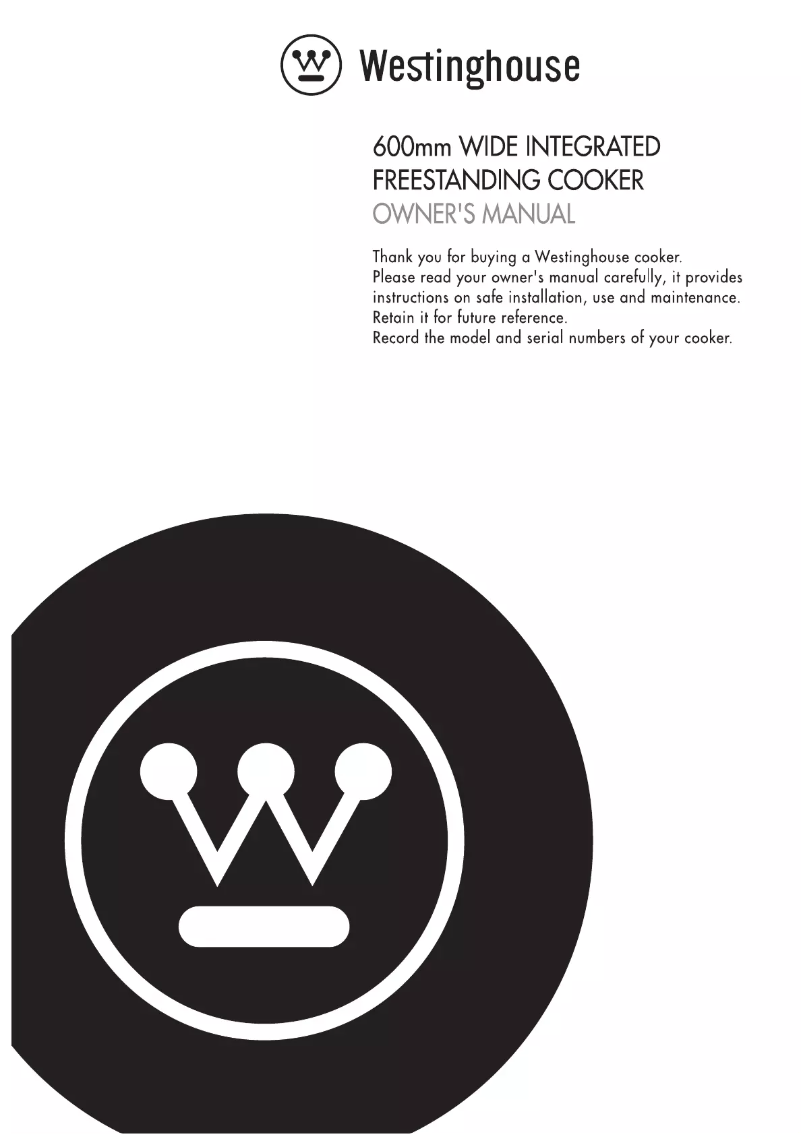 Page 1 de la notice Manuel utilisateur Westinghouse PSL632S